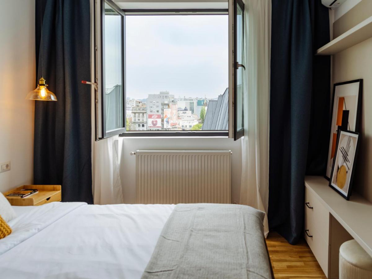 Sunny 2Br Flat - Top Location - Amazing Balcony Bukarest Exteriör bild