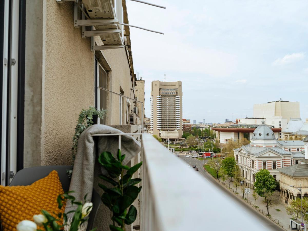 Sunny 2Br Flat - Top Location - Amazing Balcony Bukarest Exteriör bild
